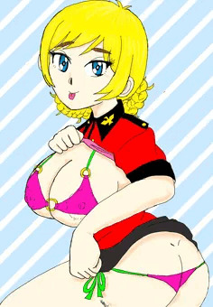 性エロリアーナ　大尻凛さん　白　黒