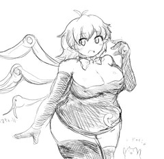 楽描き：いろいろぬえちゃん
