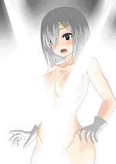 下から光を受ける浜風