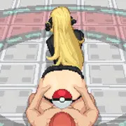 【R-18☆】ポケモンリーグチャンピオン戦[シロナ]