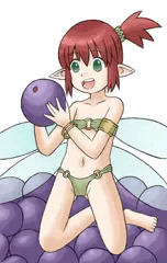 妖精さんと葡萄