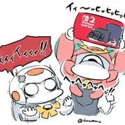 ガンミィさんとカミカミちゃんさんの会話を絵にしたもの