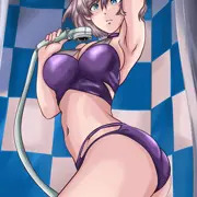 ムジナのシャワーシーン②