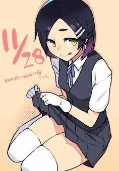 いいニーハイの日だった黒潮さん