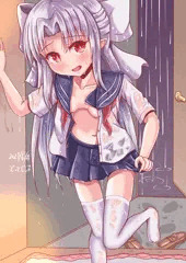 びしょ濡れセーラー白レン