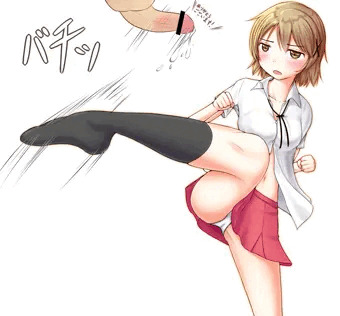 ゆのっちのご褒美キック