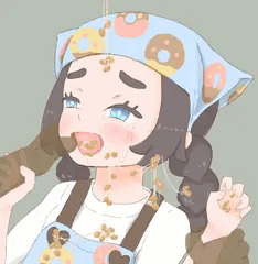 アンシャちゃん納豆食べて