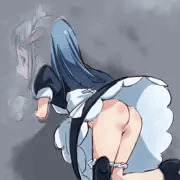 壁から尻だけこんにちは