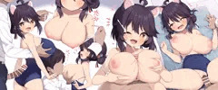 水着カエデちゃんえち絵