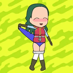女性 (パンツ引っ張り)