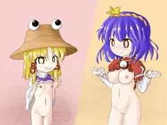 ヤリマン諏訪子と処女神奈子