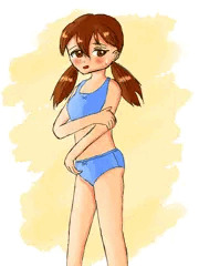 デフォルメの試作で描いた子①。