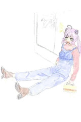 フラワーナイトガールのサフラン描いたよ！