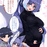 旦那さんに可愛がってほしい妊娠中のキツネ耳娘ちゃん