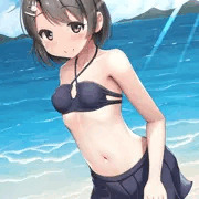 千枝ちゃん 海辺にて