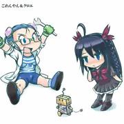 素材置き場　ごめんやん＆クロエ