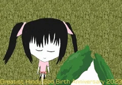 丘の途中で小便して癒す少女