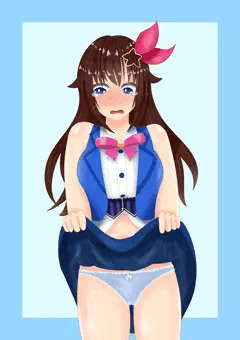 と●のそらちゃんが恥ずかしがりながら見せてくれた