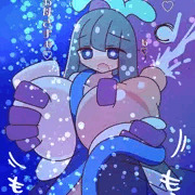 爆乳搾乳☆ポイズンスライムに揉まれまくるクジラ娘ちゃん