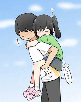 おんぶおねしょ