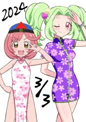 チャイナドレスのラビリィ＆なる店長