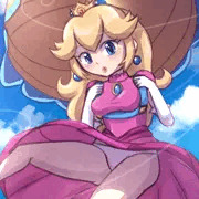 Peach With Perry The Parachute