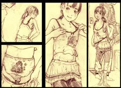 JS6になる子がまだアニメプリントのインナー着てるのを嬉しそうに見せてくる
