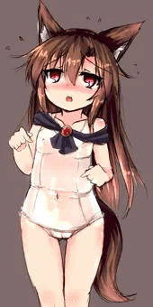 白スク水影狼ちゃん
