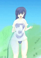 水遊び
