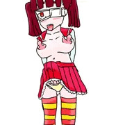 ふたなり乳首ピアス眼帯JC