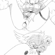 産卵    落書き 有翼人