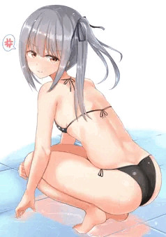 水着霞ちゃん