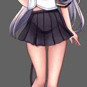 塗り途中のサキュバスちゃん