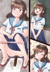 【💩注意⚠️】🎨001🎨転校初日から学校でウンチ