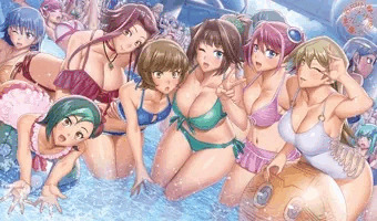 プレイマット　遊戯王ヒロインズ　水着Ver