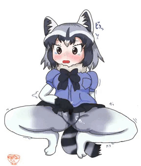 タイツ越しにオナニーをするアライさん