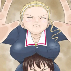 根性で押せーっ！