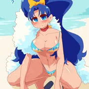 ビーチで交尾大人あおちゃん