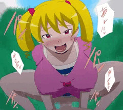 洲崎アイルちゃんの草むらエッチ絵