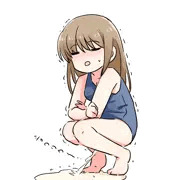 スク水おしっこ