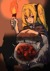 洞窟で