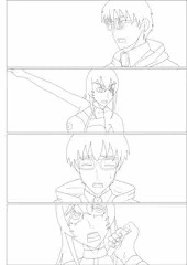 いま描いてる作品です