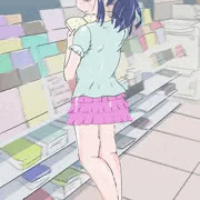 夜のコンビニにて