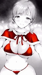 玄関あけたらサンタいた