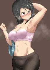 藤吉晴美の腋汗