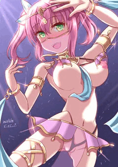 激しく踊るシンシアちゃん
