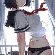 【過去作】セーラー服JK教室逆光ぱんつ