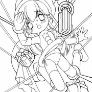 遅れて来たクリスマス(塗り絵)