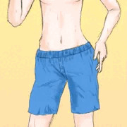 裸男水着チャレンジ