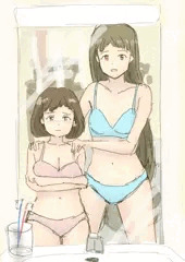 身長差百合カップル